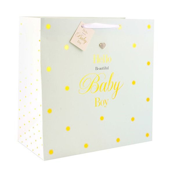 Mad Dots Baby Boy Gift Bag Large  by Leonardo Collection