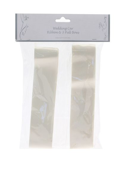 Ivory Car Ribbon