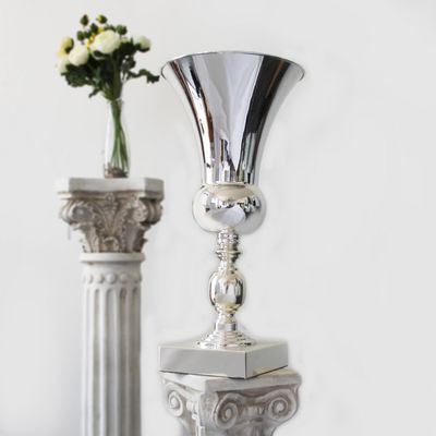 50cm Silver Plated Urn 