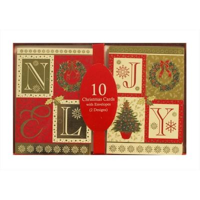 Noel joy Twin Pack Christmas Cards