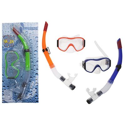 Hi-quality Adult Mask + Snorkel Set On Blister Card