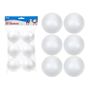 Pack Of 6 6.6cm Polyfoam Diy Baubles