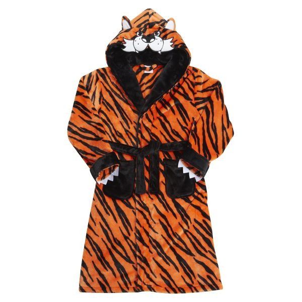 Childs Novelty Dressing Gown Tiger Nightwear By Babytown Angel Wholesale